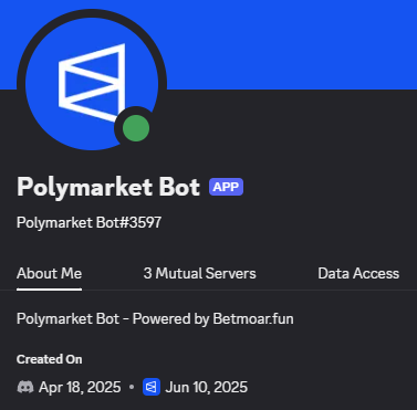 Polymarket Discord Bot Integration
